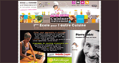 Desktop Screenshot of cuisiner-autrement.com